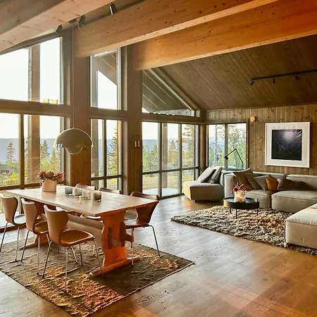 Modern With Panoramic Views At Nesfjellet *